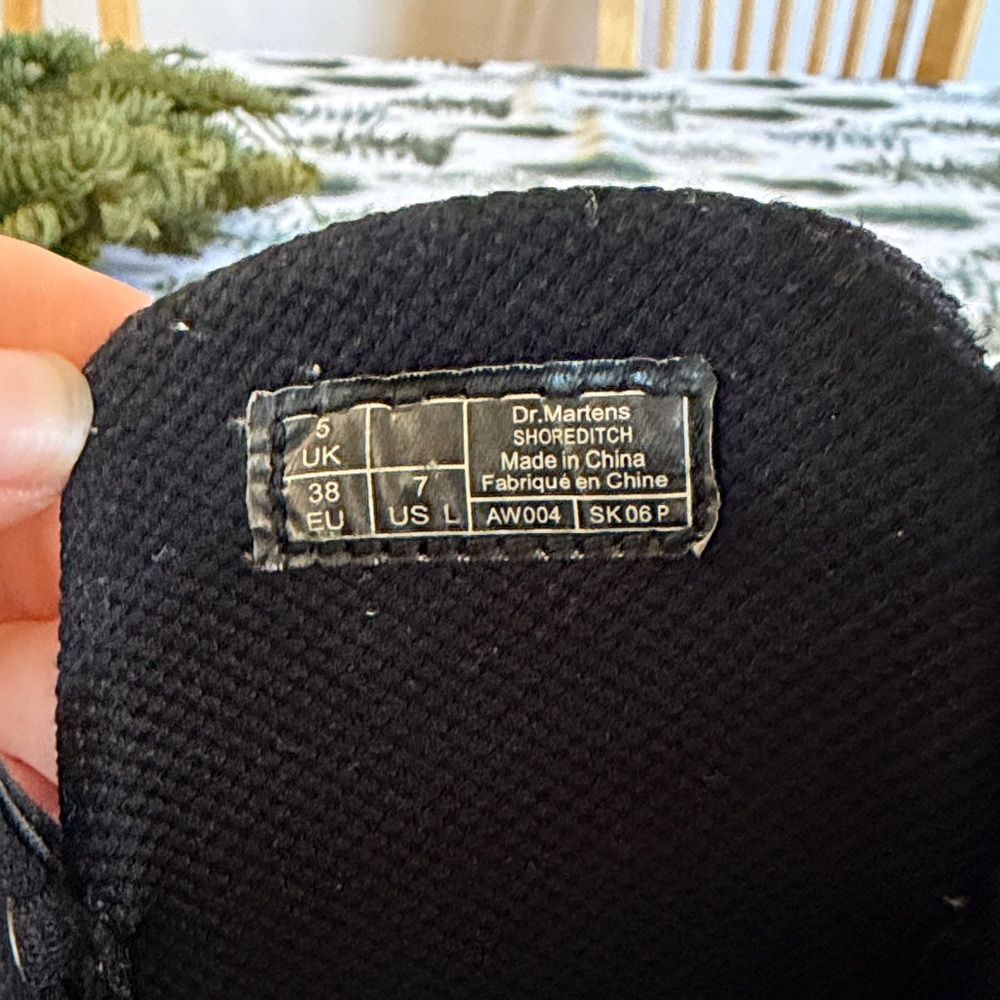 Dr. Martens Black Lace-Up Boots - Picture 2 of 5